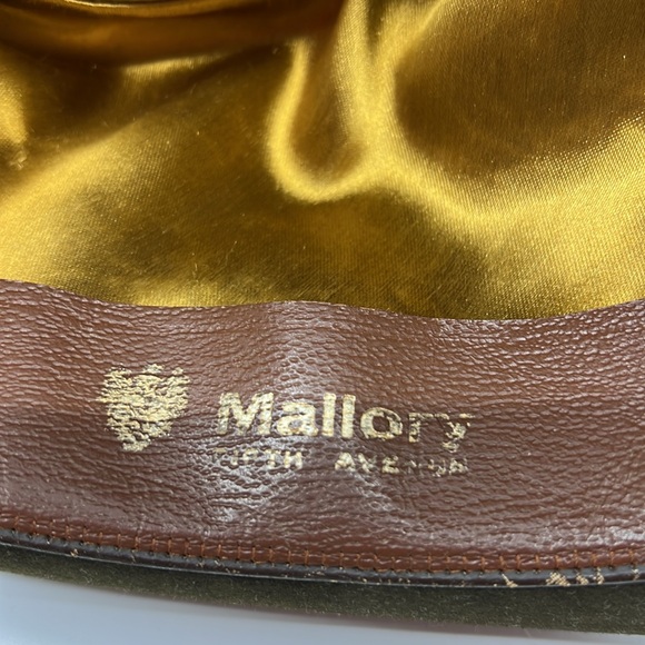 Vintage Mallory Fifth Avenue by Stetson Fedora Hat 100% Wool - Picture 10 of 12